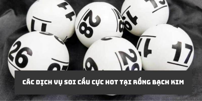 Kết quả xổ số - Dịch vụ soi cầu đỉnh cao tại Rồng Bạch Kim