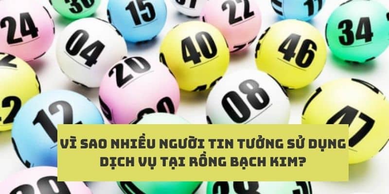 Vì sao Rồng Bạch Kim lại được nhiều người tin tưởng sử dụng và tham gia